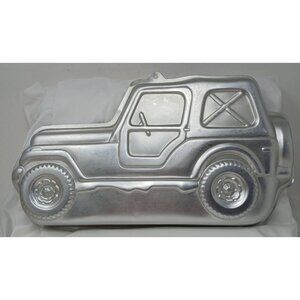 Vtg 1984 Wilton Trail Rider Jeep Wrangler Cake Baking Pan #502-4050 Off Road #S4